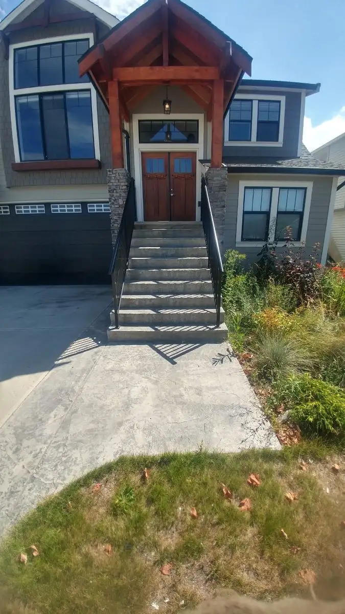 House stairs and entry